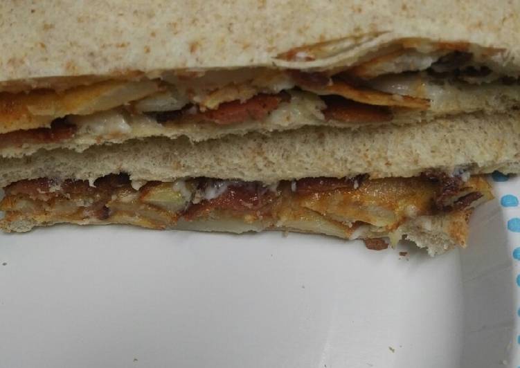 Steps to Prepare Award-winning Bacon and Potato Sandwich