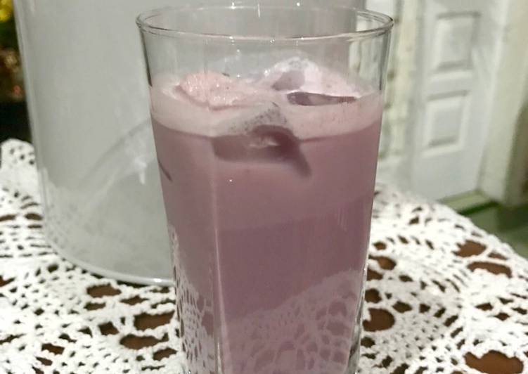 Taro Milkshake (Ubi Ungu)