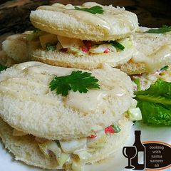A picture of Healthy Cold sandwich With homemade mayonese.