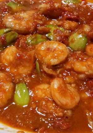 Foto resep Udang Pete Pedas Manis