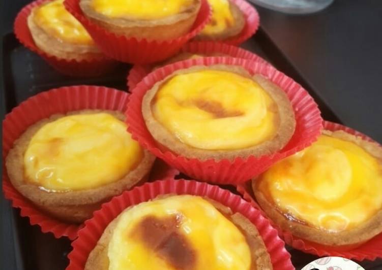 Cara Gampang Membuat Cheese Hokkaido egg tart Anti Gagal