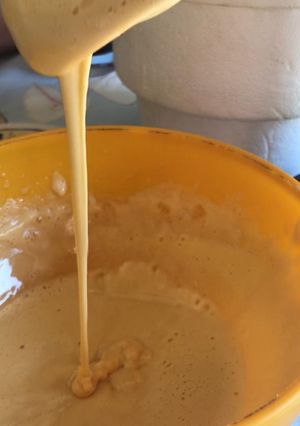 Una foto de Crema sambayón