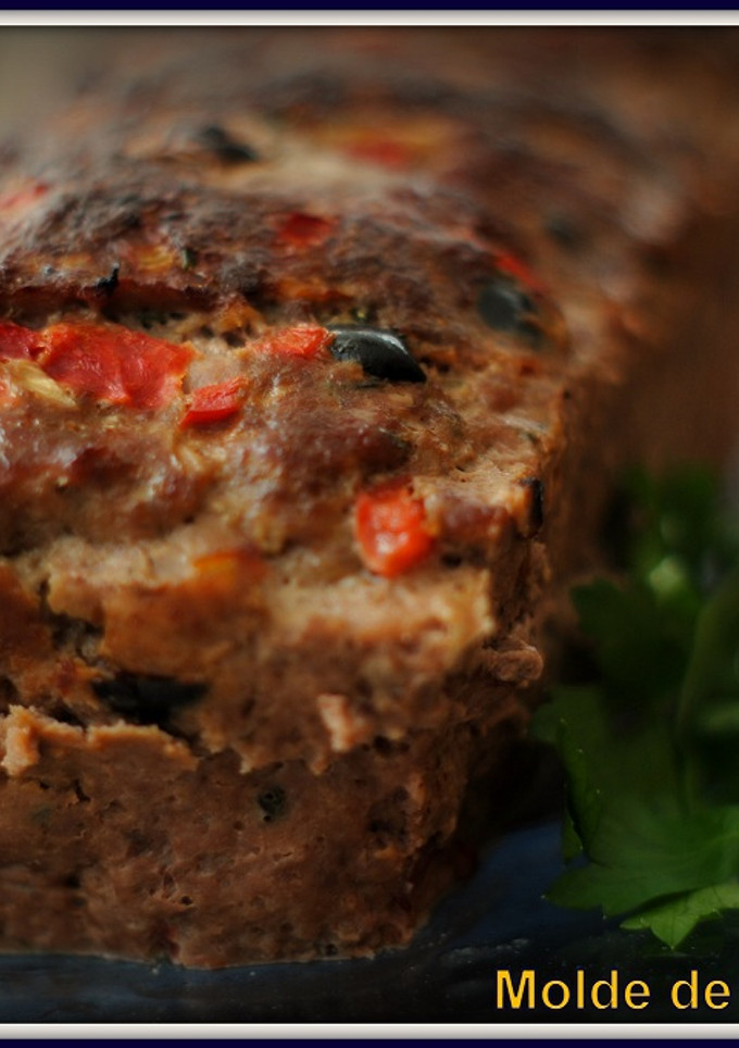 Una foto de Molde o pastel de carne picada.