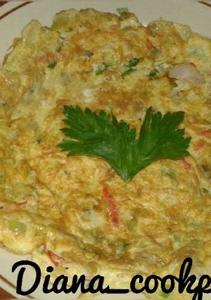 Foto resep Telur dadar pedas