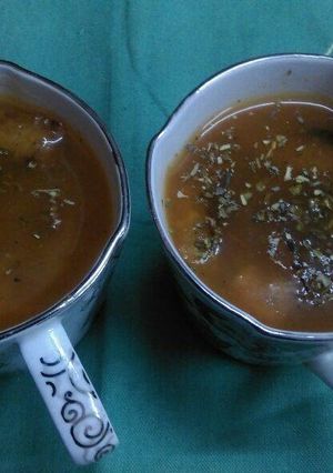 A picture of Rich Tomato Soup.