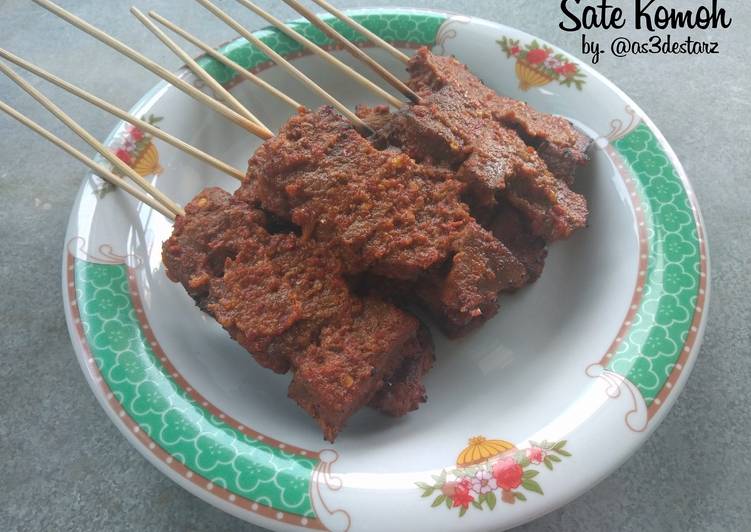 Cara Gampang Menyiapkan Sate Komoh, Bisa Manjain Lidah