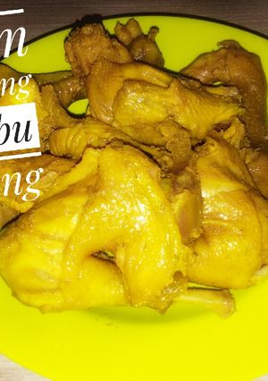 Foto resep Ayam kampung bumbu kuning
