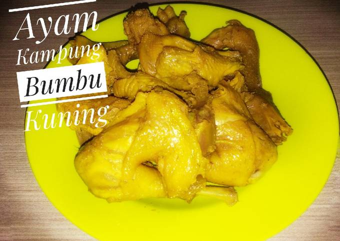 Resep Ayam Kampung Bumbu Kuning Oleh Dewi Permatasari Cookpad