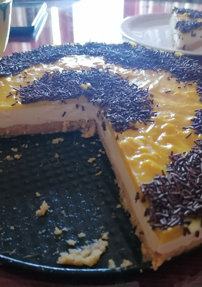 Una foto de Tarta de whisky y yema (Thermomix)