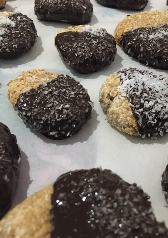 Una foto de Galletas coco-choco