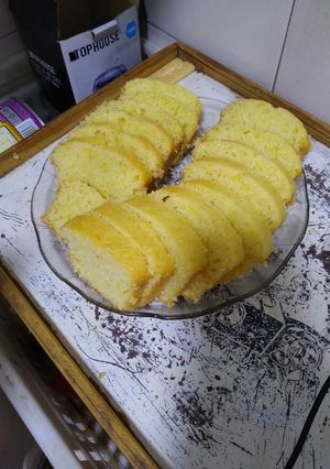 Una foto de Budín de naranja sin huevo