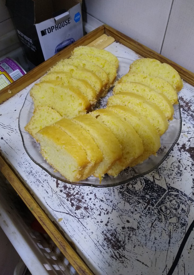 Una foto de Budín de naranja sin huevo