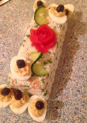 صورة لوصفة سلطة الأرز الشهية