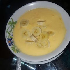 A picture of Banana custard.