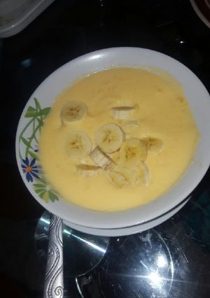A picture of Banana custard.