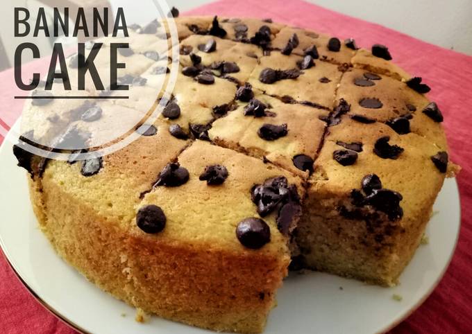 Resep Banana Cake tanpa SP, lembut dan moist, Bikin Ngiler