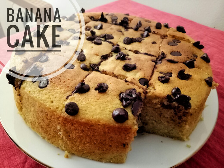 Resep Banana Cake tanpa SP, lembut dan moist, Bikin Ngiler