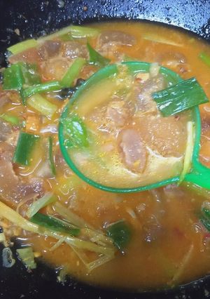 Foto resep Kikil ala ala dengan bawang daun