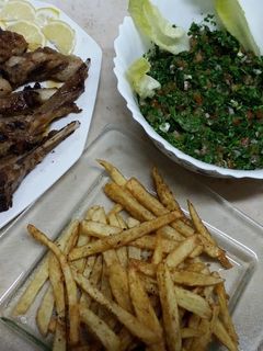 صورة لوصفة ريش مشوية