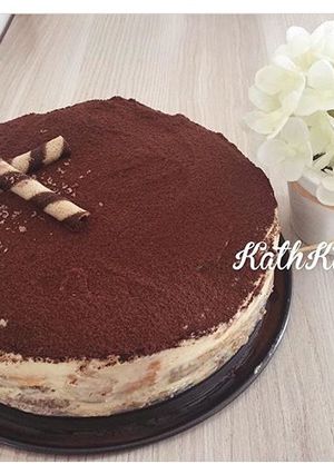 Foto resep Tiramisu easy peasy ^_^ (menggunakan lady finger)