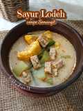 Sayur Lodeh Tempe Semangit