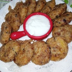 A picture of Chinese Potato Patty.