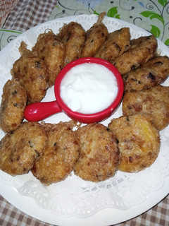 A picture of Chinese Potato Patty.