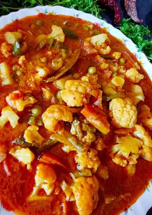 A picture of Mix Veg Kolhapuri.