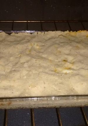 Una foto de Tamal al horno de pollo. ॐ