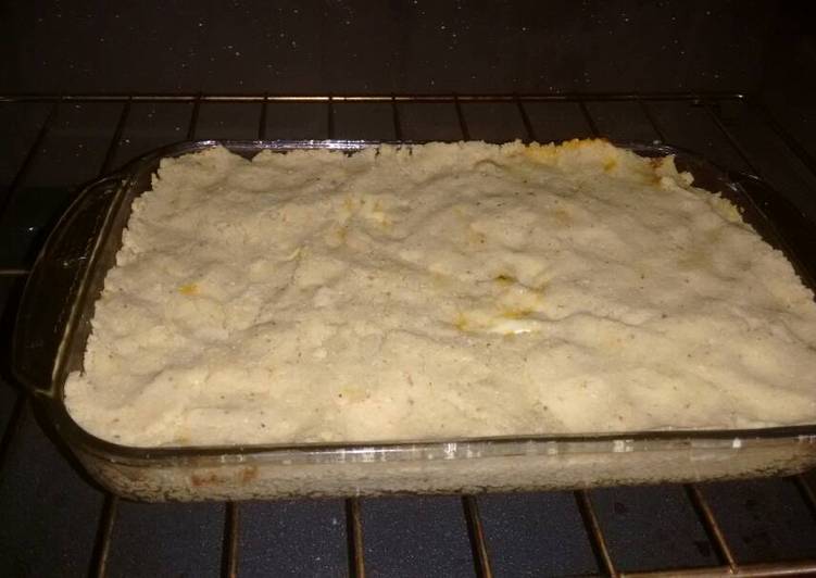 Tamal al horno de pollo. ॐ