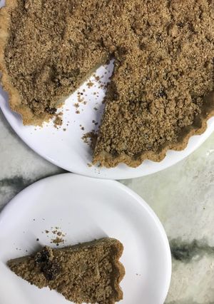 Una foto de Tarta de manzanas integral