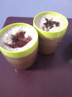 Foto resep Es cincau nutrijel white coffee
