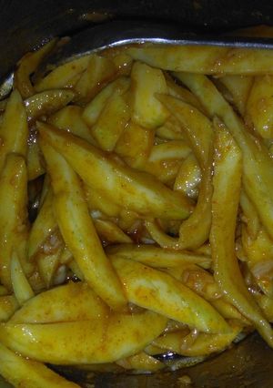A picture of Keri ka jhat Pat achar.
