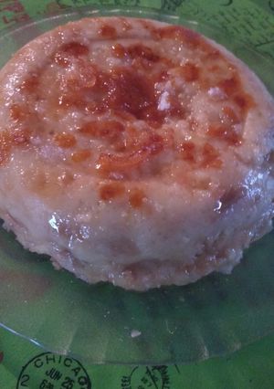 Una foto de Budín de pan en microondas