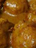 Albóndigas en salsa de almendras