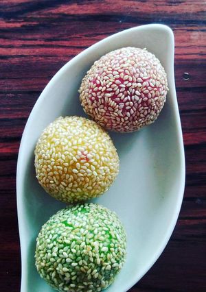 Foto resep Onde onde rainbow