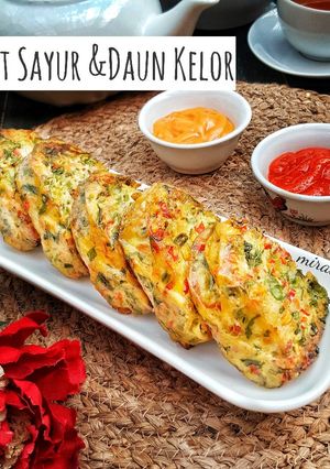 Foto resep Omelet Sayur & Daun Kelor