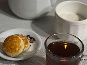 Una foto de receta de escones de vainilla