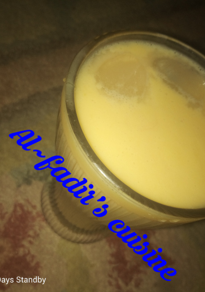 A picture of Mango lassi.
