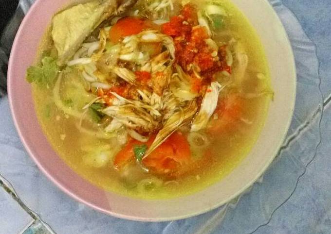 soto ayam mudah cepat