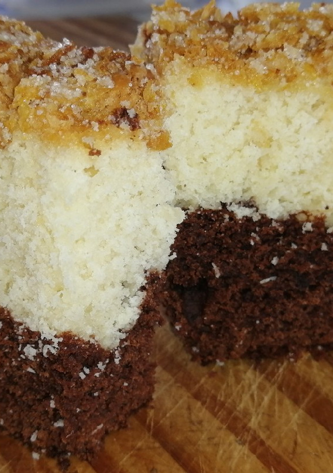 Una foto de Torta de chocolate y coco