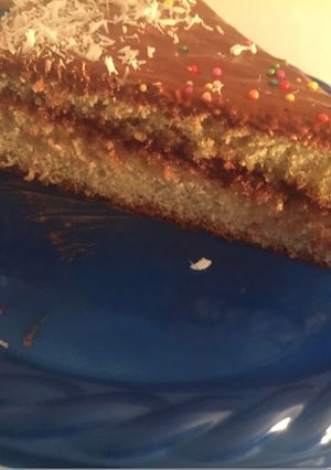 صورة لوصفة 🎂 كيك عيد الميلاد بأربع مكونات 🎂