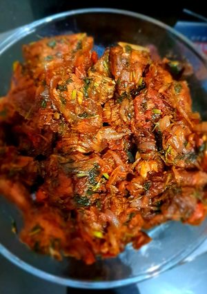 A picture of Wet Fried Rabbit.