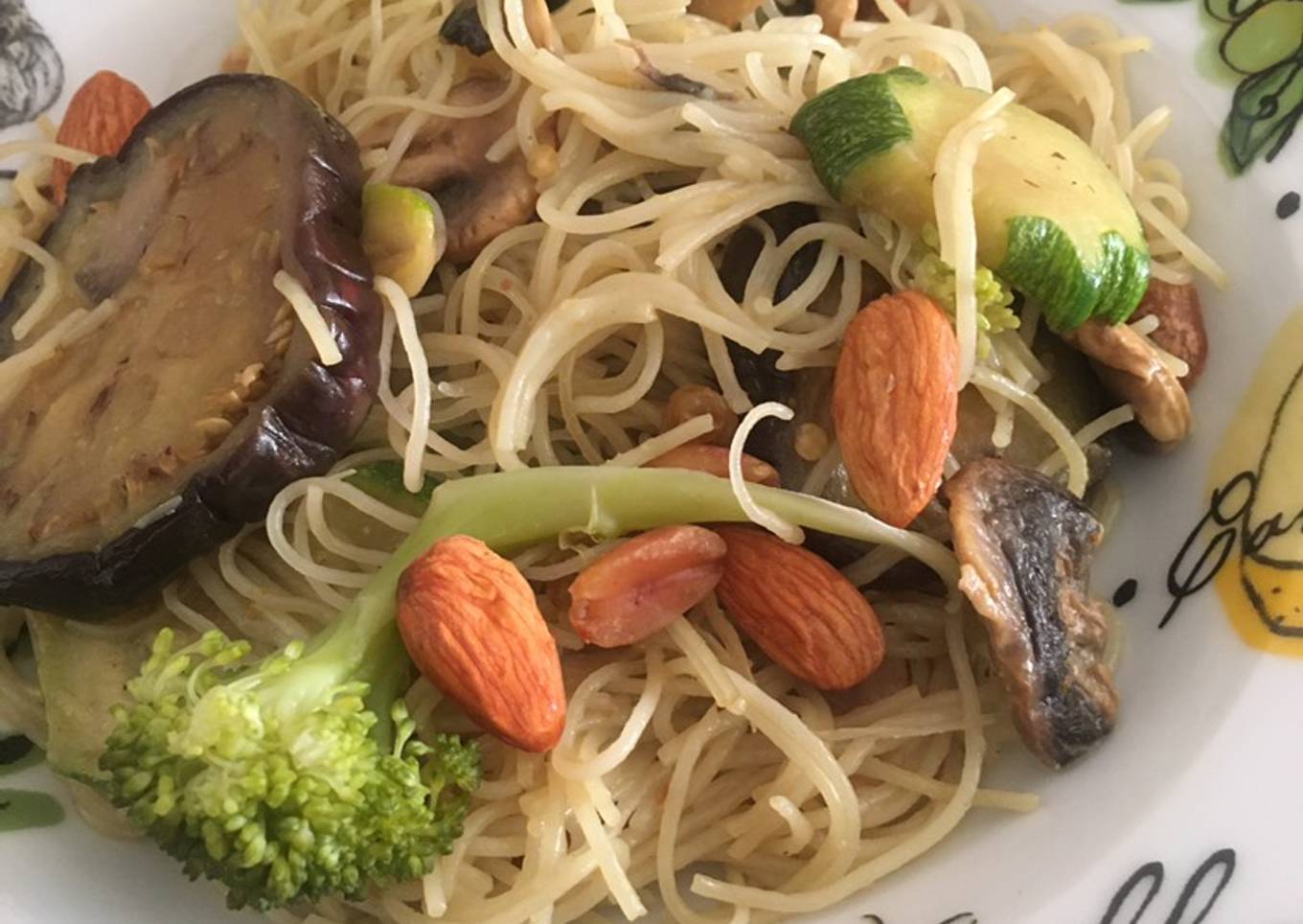 Fideos de arroz con LUMAMI