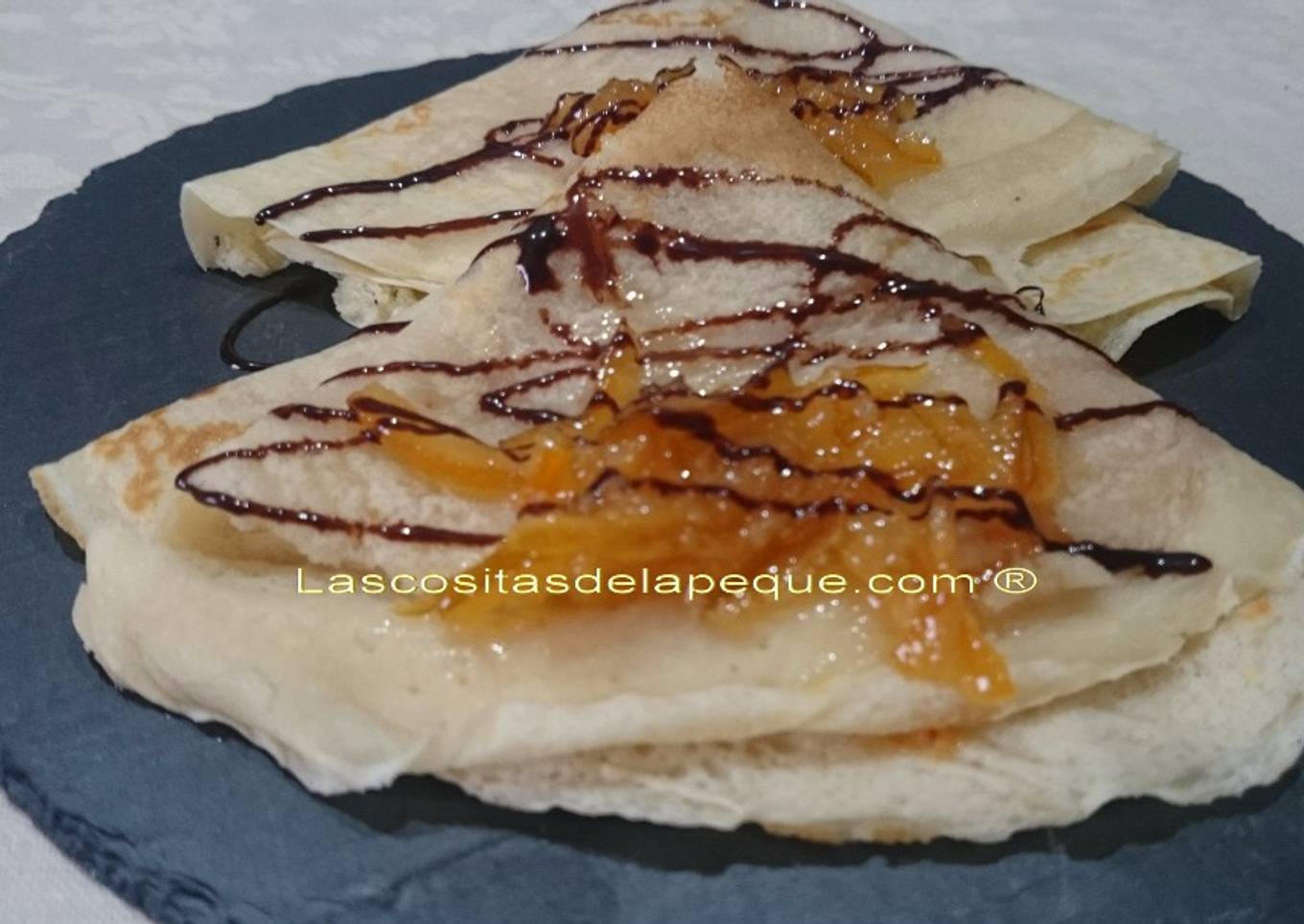 Creps con naranja