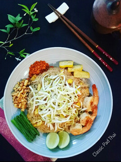 Foto resep Classic Pad Thai || Bihun/Kwetiau Goreng Thailand