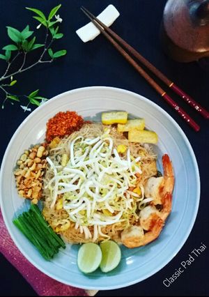 Foto resep Classic Pad Thai || Bihun/Kwetiau Goreng Thailand