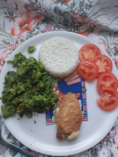 Foto di Lonza di maiale al forno,rape,riso (kcal 811 a porzione)