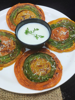 તિરંગા લચ્છા પરાઠા રેસીપી મુખ્ય ફોટો