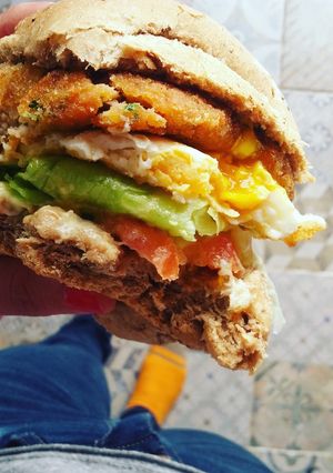 Una foto de Hamburguesa de pollo